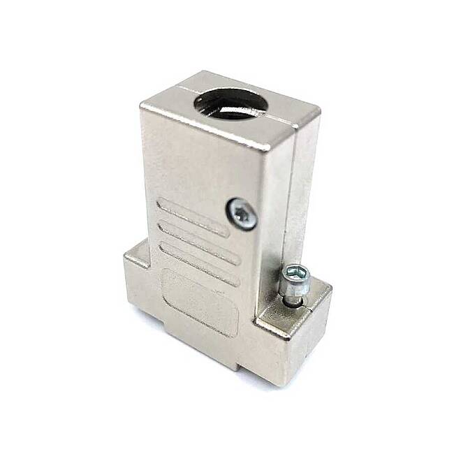 Kasa Boyutu 1 Metal 180° (Düz) Açılı D-Sub Kapağı - 1