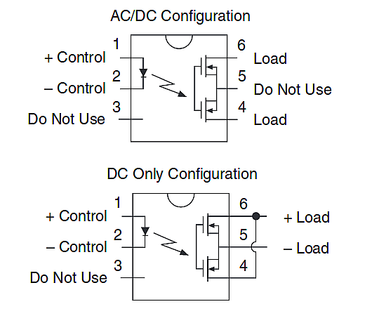 Solid State Relays 1A, 0-60V - 2