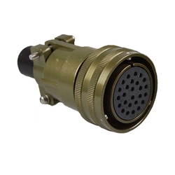 19 Contact Plug 180° Straigth Female Military Connector (VG 95234)