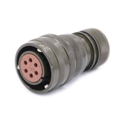 19 Contact Plug 180° Straigth Female Military Connector (VG 95234)