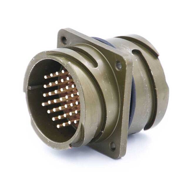 37 Contact Female / Male Bayonet Bulkhead - 1