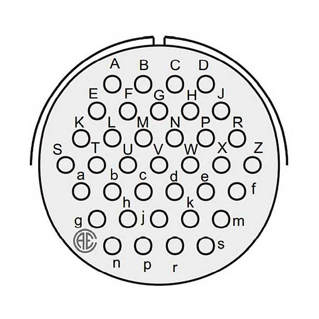37 Contact Female / Male Bayonet Bulkhead - 3