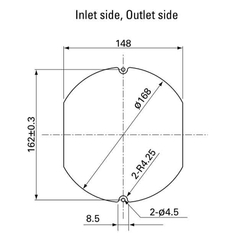 San Ace Side Cut 115 V AC Fan