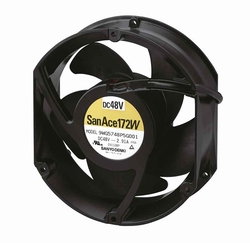 San Ace Splash Proof 48 V DC Fan With Tachometer and PWM Control Function