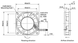 San Ace Takometreli Yağ Korumalı 24 V DC Fan