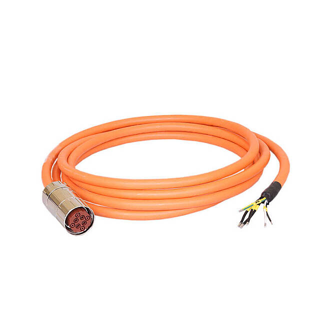 Schneider VW3M5104R100 Compatible 10 Meter Power Cable for Servo Motor - 1