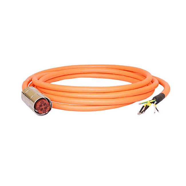 Schneider VW3M5105R150 Compatible 15 Meter Power Cable for Servo Motor - 1