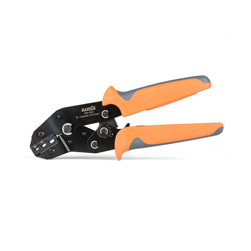 Ratchet Terminal Crimper Tool for 0.25 - 2.50 mm² Cable