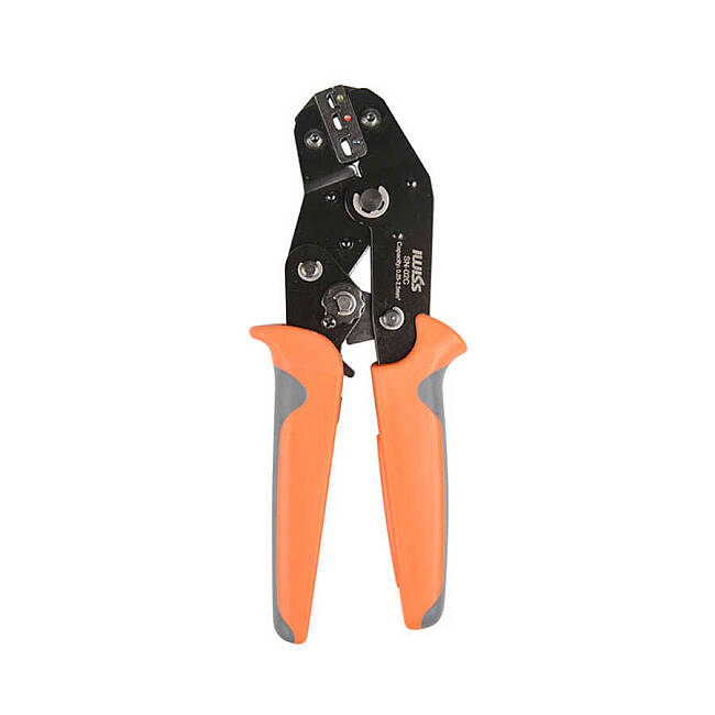 Ratchet Terminal Crimper Tool for 0.25 - 2.50 mm² Cable - 2