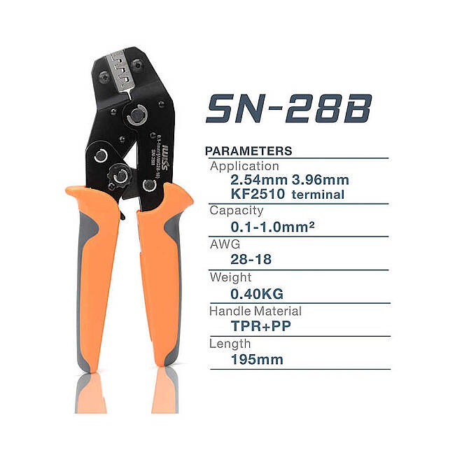 Terminal Crimper Tool for 0.10 - 1.00 mm² Cable - 3