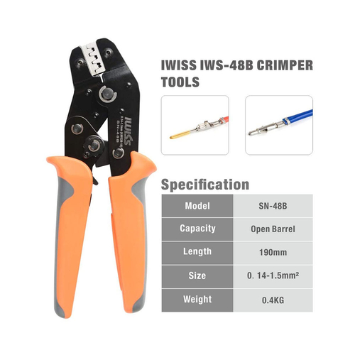 Terminal Crimper Tool for 0.14 - 1.50 mm² Cable