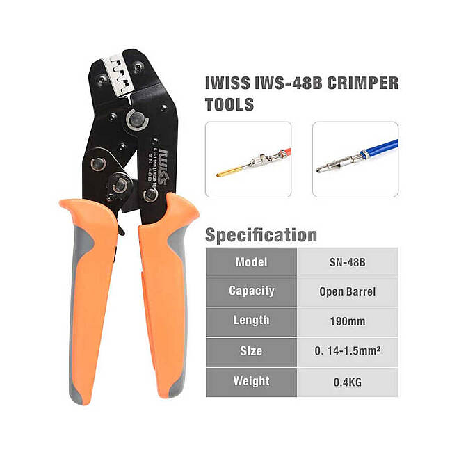 Terminal Crimper Tool for 0.14 - 1.50 mm² Cable - 3