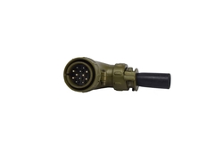 15 Contact Plug 90° Angled Male Military Connector